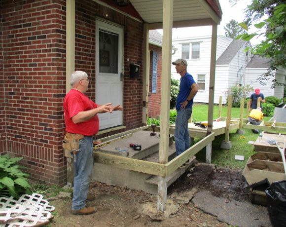 Ramp Project results in Porch Rebuild