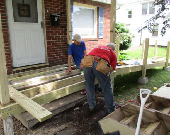 Ramp Project results in Porch Rebuild