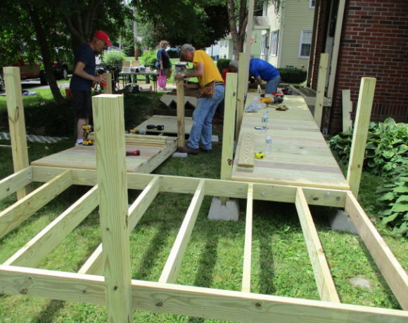 Ramp Project results in Porch Rebuild