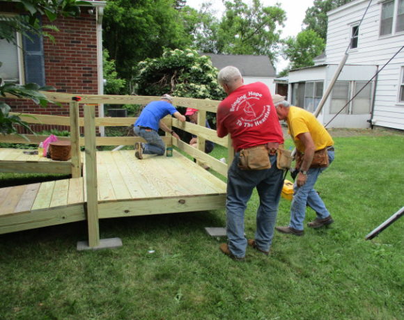 Ramp Project results in Porch Rebuild