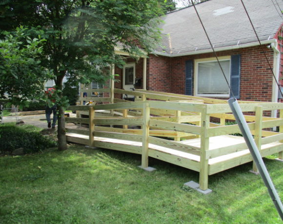 Ramp Project results in Porch Rebuild