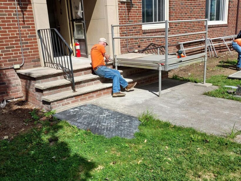 Food Pantry Ramp